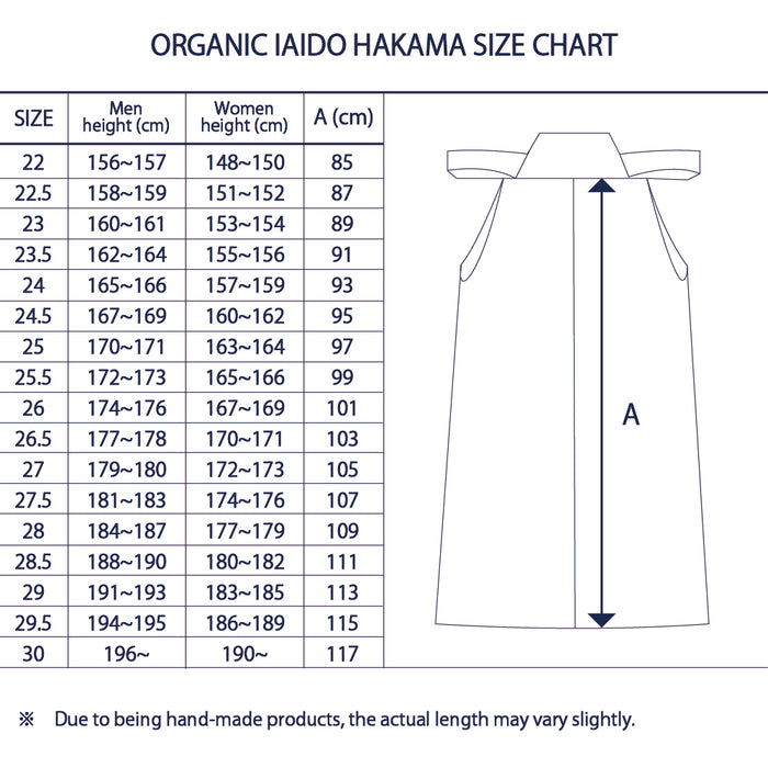Organic Iaido Hakama