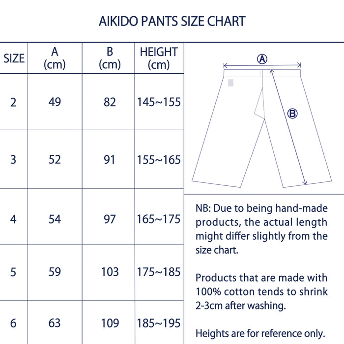 Ryo - Lightweight Cotton Aikido Pants