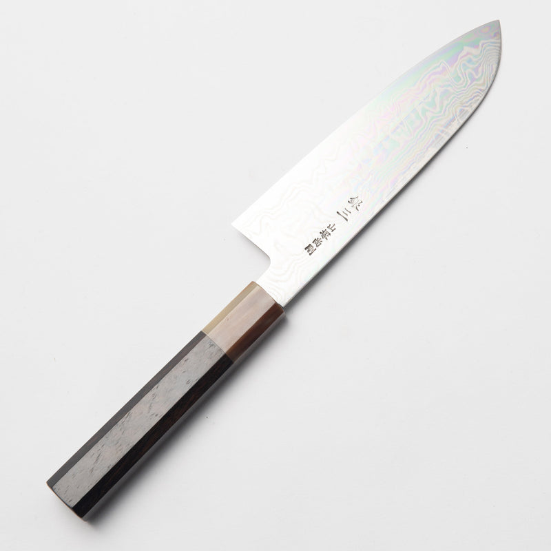 Shogo Yamatsuka's Nickel-Damascus steel Santoku 165mm