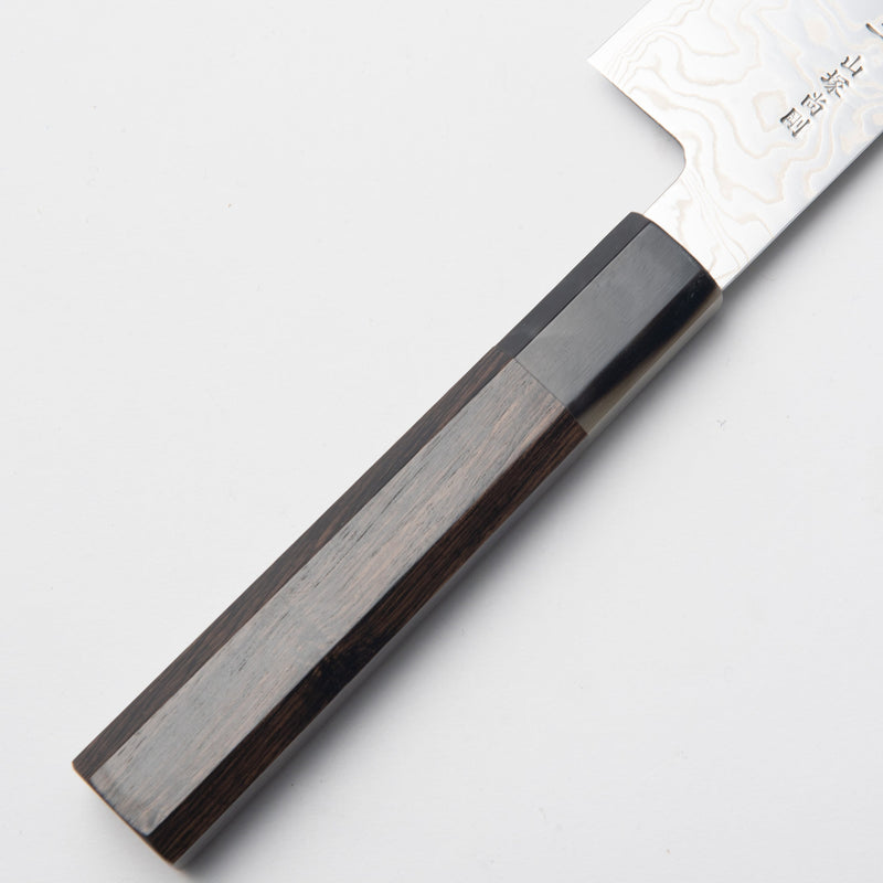 Shogo Yamatsuka's Nickel-Damascus steel Santoku 180mm