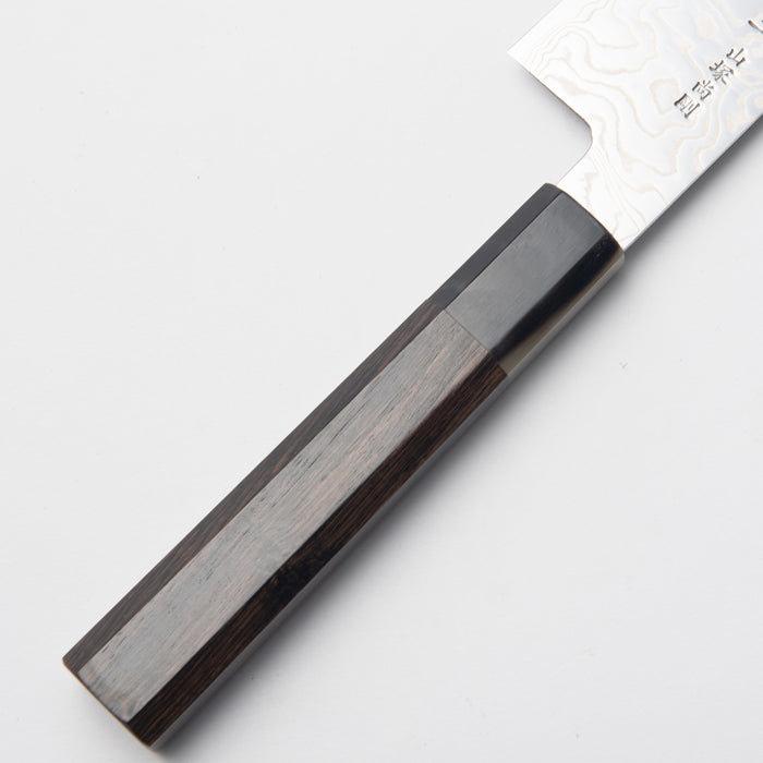 Shogo Yamatsuka's Nickel-Damascus steel Santoku 180mm