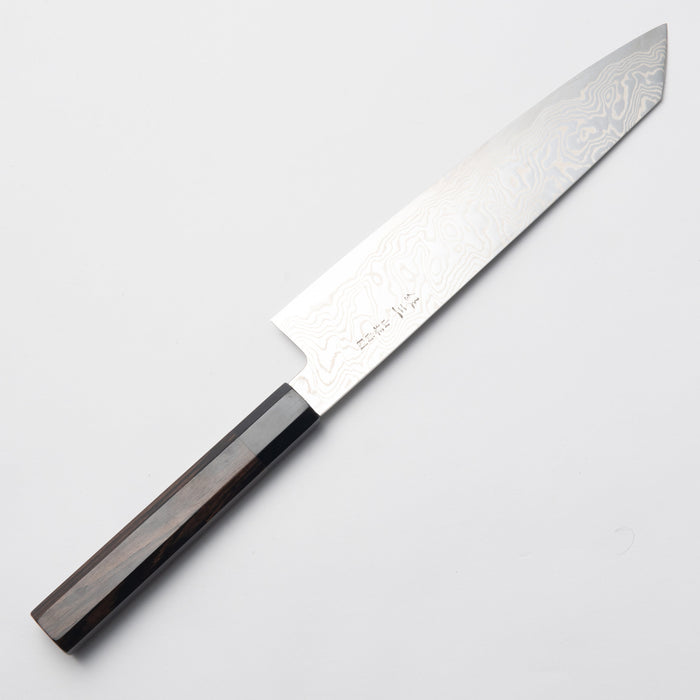 Shogo Yamatsuka's Nickel-Damascus steel Kiritsuke Gyuto 240mm
