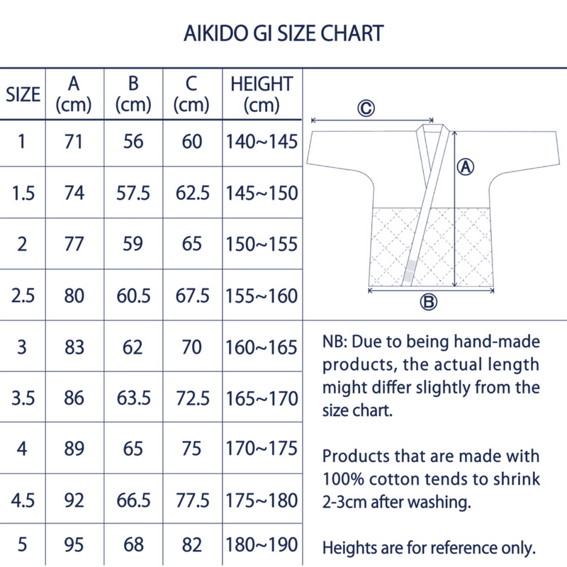 AG500/AP500 Aikido Uniform Set - Made in Japan