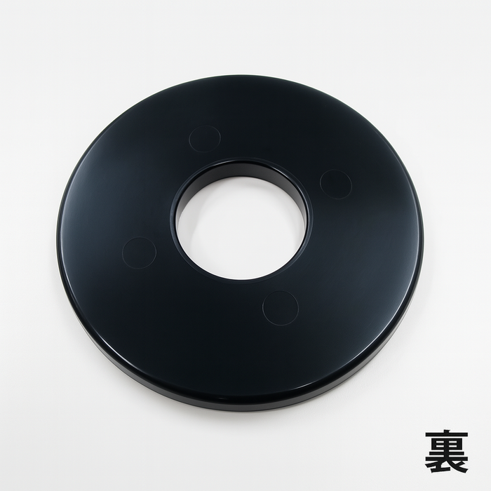 Black & Gold Plastic Tsuba