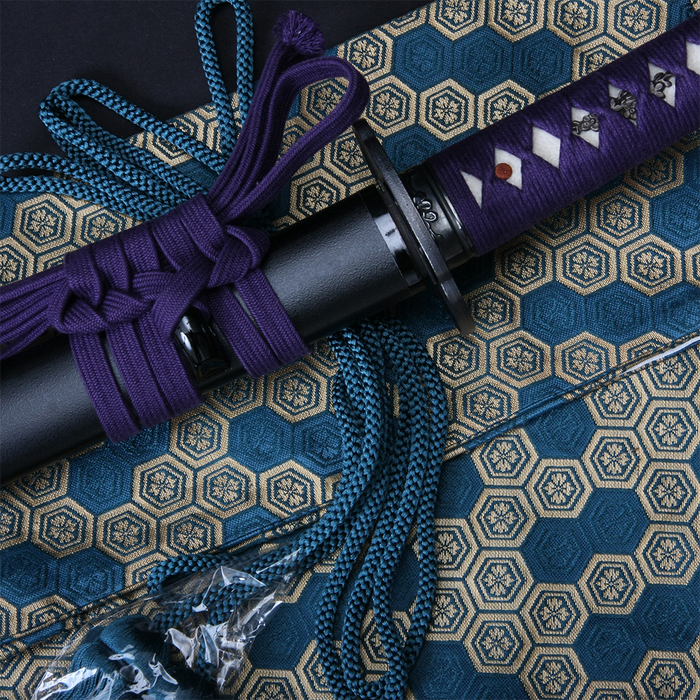 In-Stock Suzaku Iaito 2.3 Shaku with Brocade Sword Bag