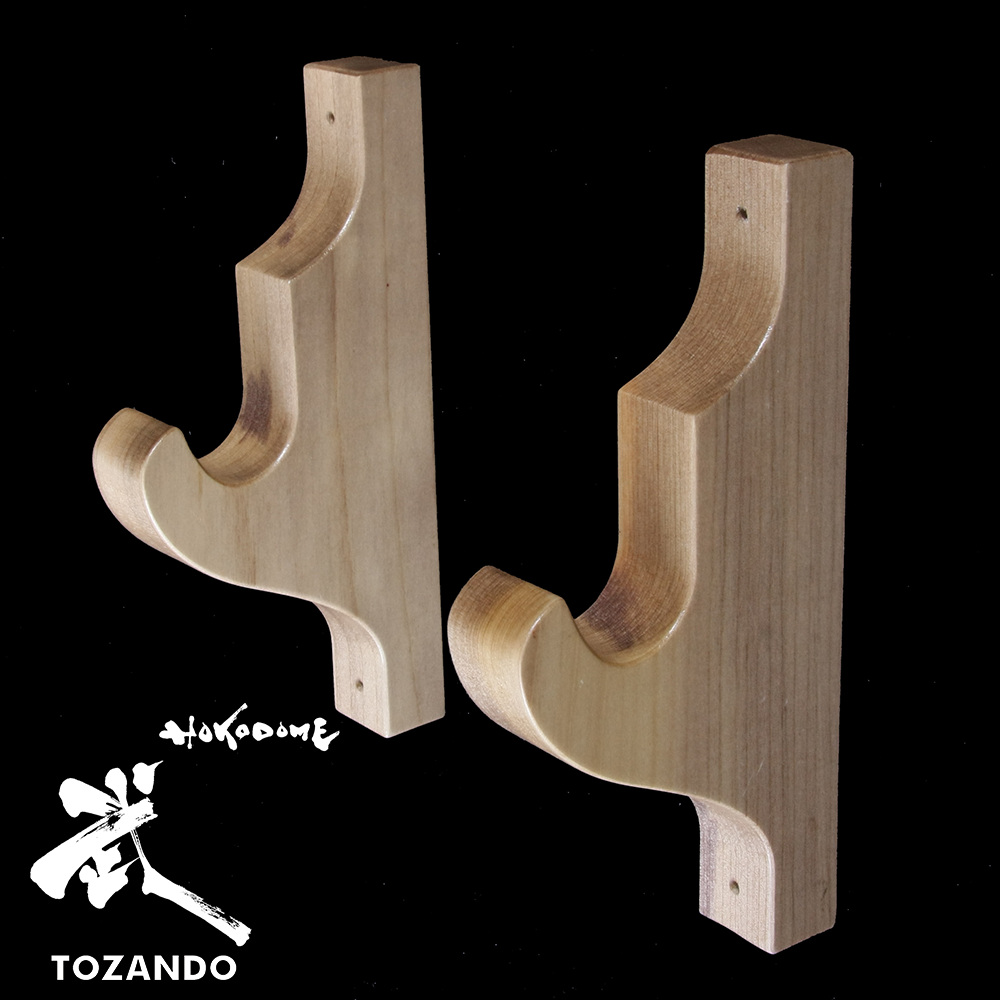 Akamu - Magnolia Wood Wall-Mounted Sword Rack — Tozando International