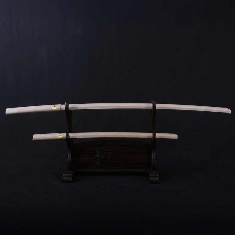 Akamu White Oak Gosho-ha Niten Ichi-ryu Daisho Set