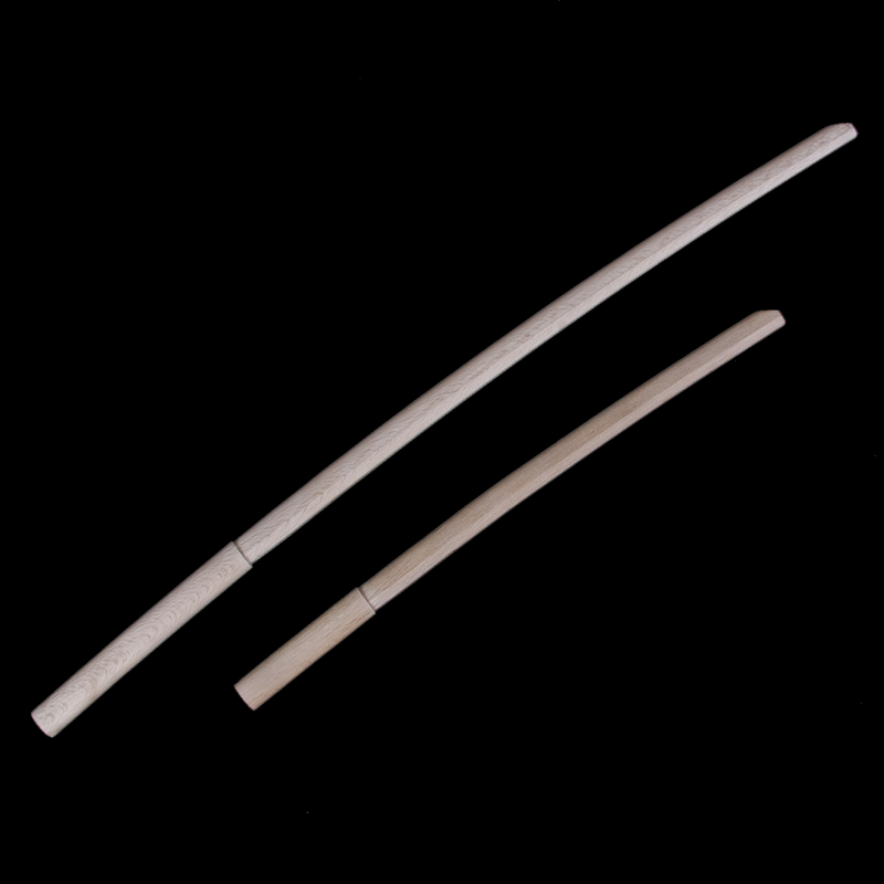 Akamu White Oak Gosho-ha Niten Ichi-ryu Daisho Set