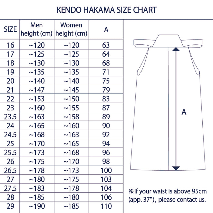 Bleached Cotton Kendo Hakama