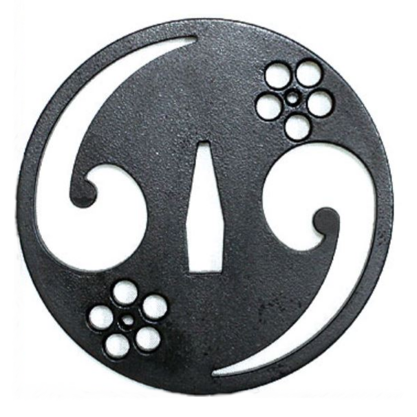 Tomoe Umebachi Tsuba