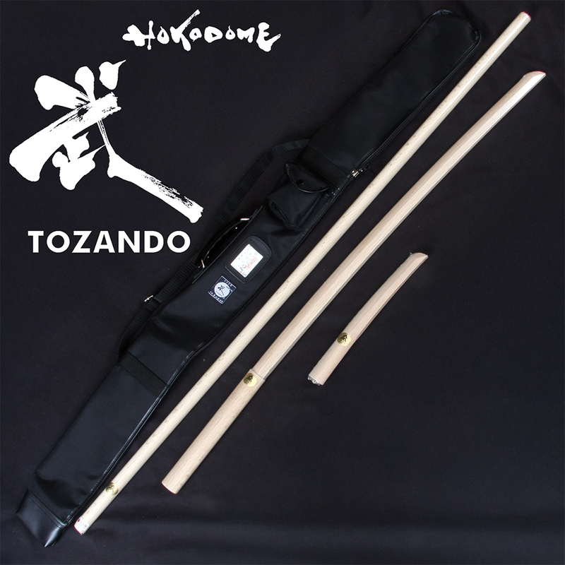 Akamu - White Oak Weapon Set(Jo, Bokken, Tanto, Bag)