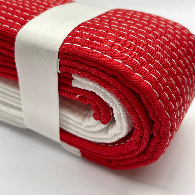 Mitsuboshi J135 Red & White Belt