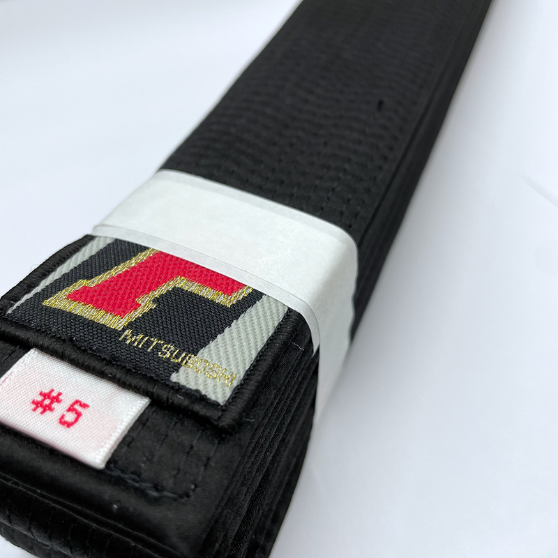 Genuine Silk Black Belt
