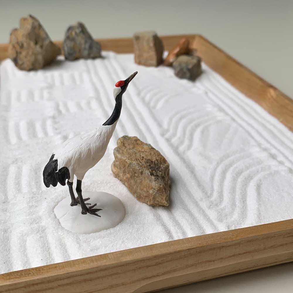 Selangor Koi オブジェ 約23cm 錫 Karesansui - Zen Garden Miniature Kit - Tsurukame — Tozando