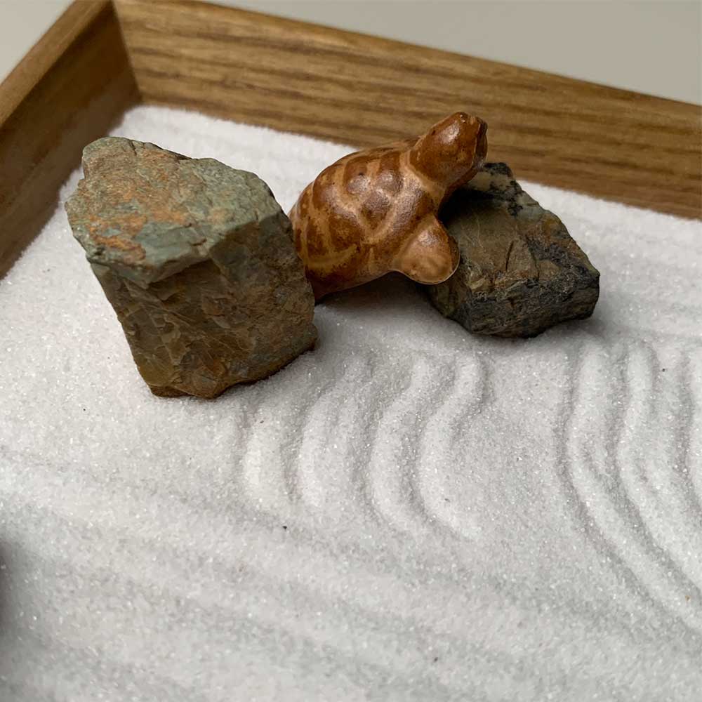 Karesansui - Zen Garden Miniature Kit - Tsurukame — Tozando