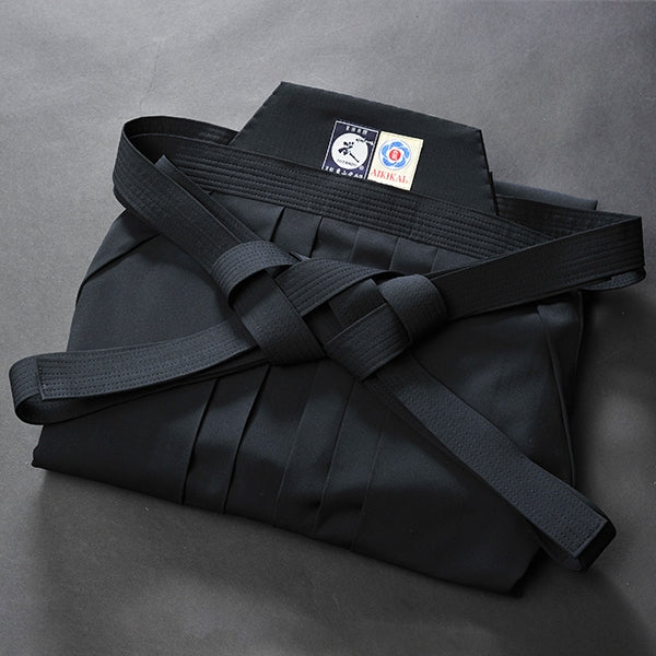 Our custom hakama seen folded.