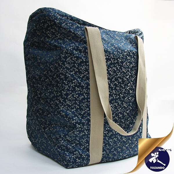 Custom bogu bag using tombo themed silk brocade.