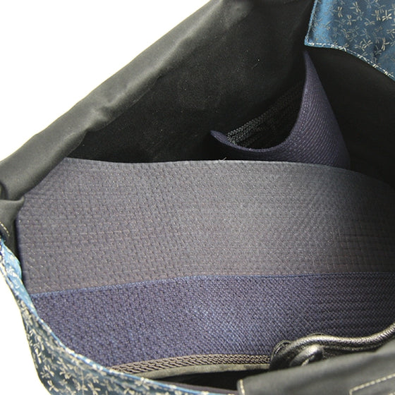 View of bogu inside the custom bogu bag.