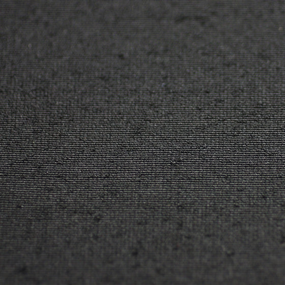 Close-up of the black fabric.