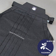 Close-up of the tailored iaido hakama.