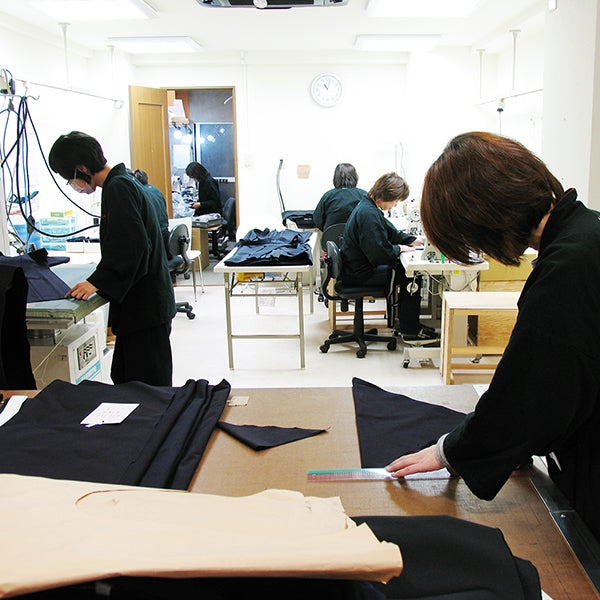 Another view of our Heian Tailors working on hakama.