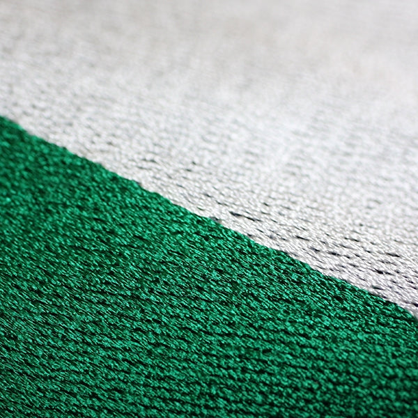 Kendo Zekken Flag Embroidery close up.