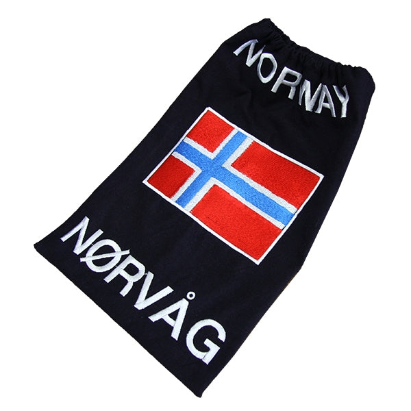 Kendo Zekken Flag Embroidery Front view 2.