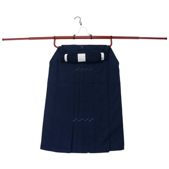 The hangar shown hanging hakama.