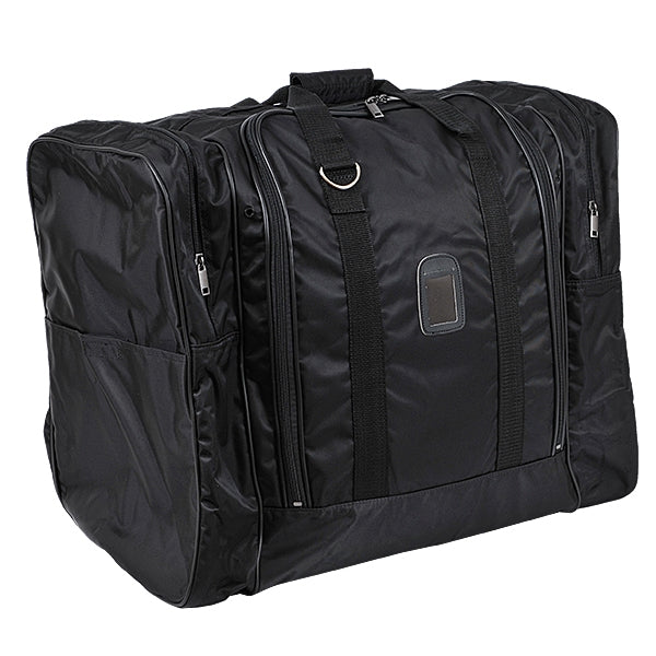Full view of the black coloured bogu bag.