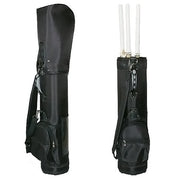 Full view of the travel bag, showing it zipped up and unzipped.