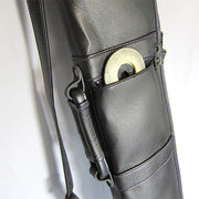 Close-up view of the outer pocket.