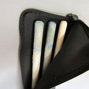 View of the inner pocket and inserted shinai.