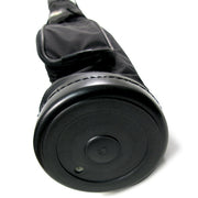 The reinforced bottom of the shinai bag.
