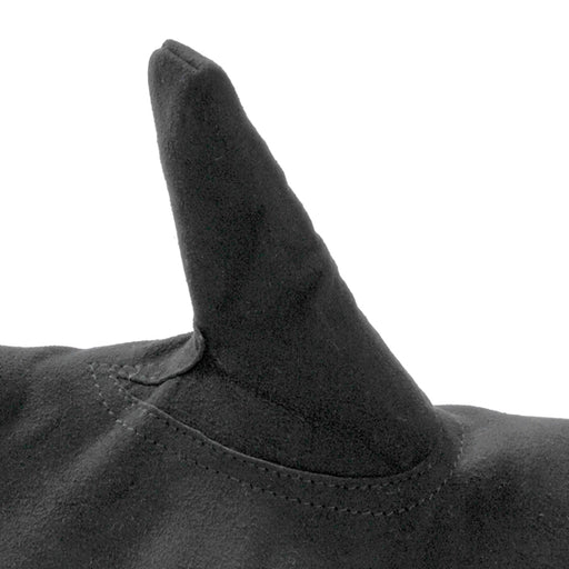 Close-up of the reinforced thumb.