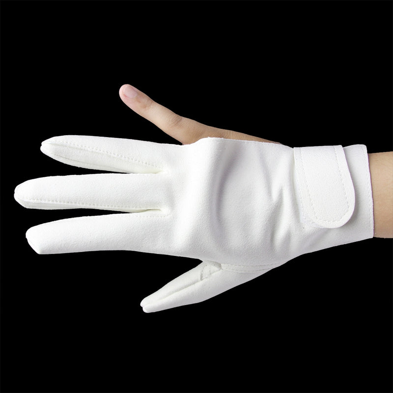 White version with three fingers and thumb.