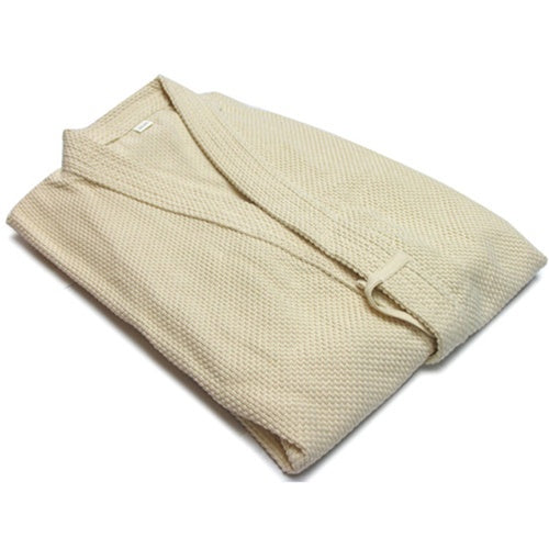 unbleached single-layer kendo gi folded view