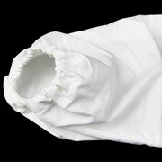 Close-up of the elasticated sleeve.