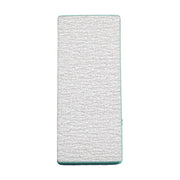 The smooth finishing surface of the block.