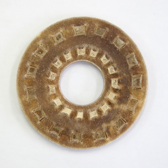 The tsuba seen directly from above.