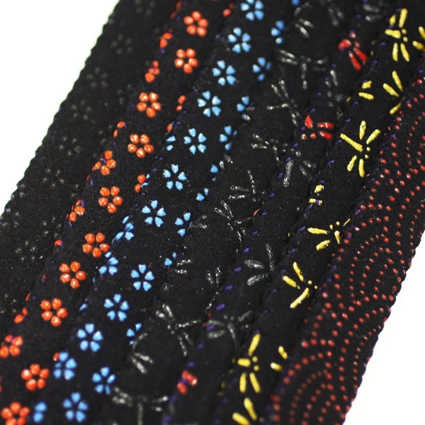 The variet of inden patterns available on the clarino chichikawa.