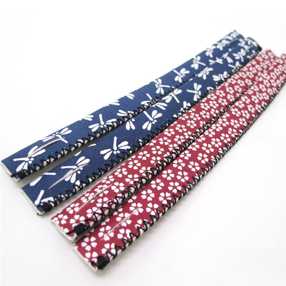 Kozakura-Patterned Clarino Men Chichikawa close up