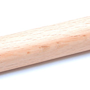 Close-up of the red oak wood grain.