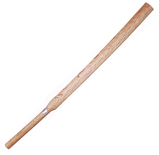 Full view of the kaigata oar-shaped suburi bokken.