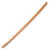 Full view of the grooved red oak bokken.