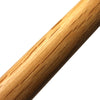 Close-up of the red oak wood grain.