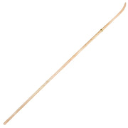 Full view of the red oak naginata.