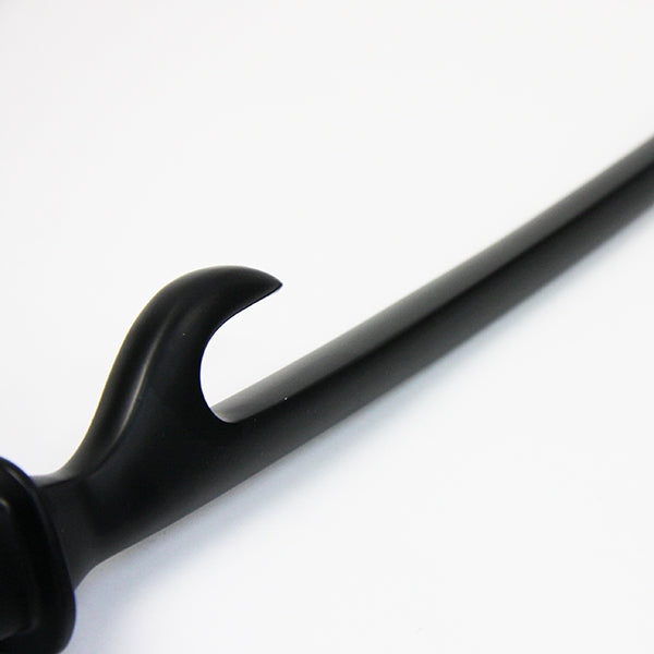 The hook feauture of the kabutowari that was used for disarming.