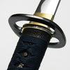 View of the tsuba mounting and mekugi.