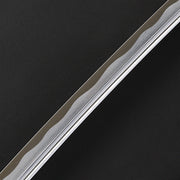 Close-up of the blade and hamon.