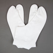 The white variation of budo tabi as a pair.